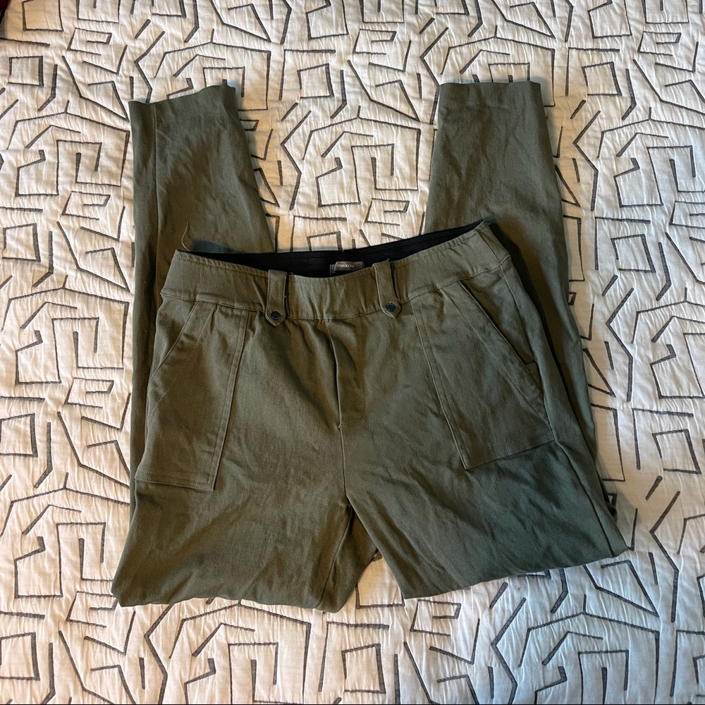 Olive green Jegging/slacks
